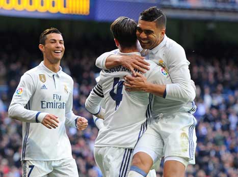 ינסו לברוח. שחקני ריאל (Getty)