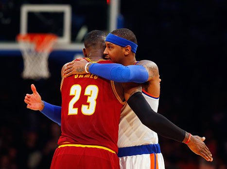 "רק רוצה שיהיה לו טוב". לברון ומלו (getty)