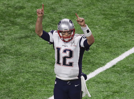 בריידי . טבעת חמישית בסיום קאמבק בלתי נשכח (getty)