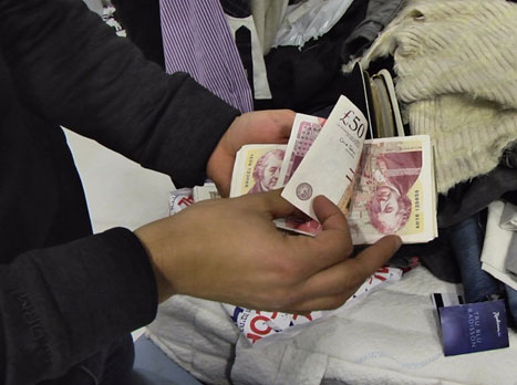 מיליון וחצי ש"ח במזומן נתפסו (דוברות המשטרה)