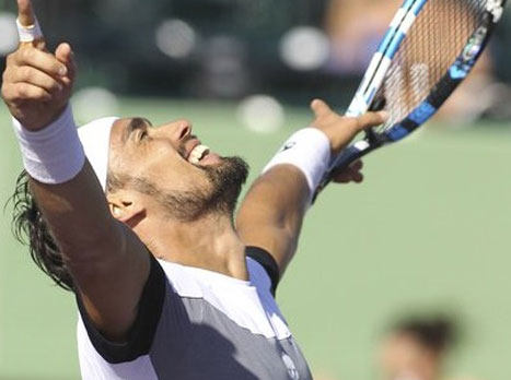 האיטלקי הראשון בחצי הגמר במיאמי. פוניני