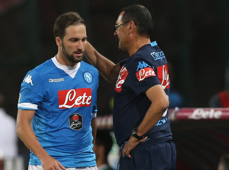 סארי עם היגוואין: "אוהב אותו, אבל עכשיו הוא לובש חולצה אחרת" (Getty)