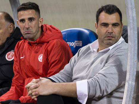 קורצקי ואנטבי. שוב נאלצים להתמודד עם בעיות משמעת (עודד קרני)