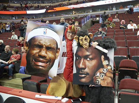 גורל זהה? לברון וג'ורדן (Getty)