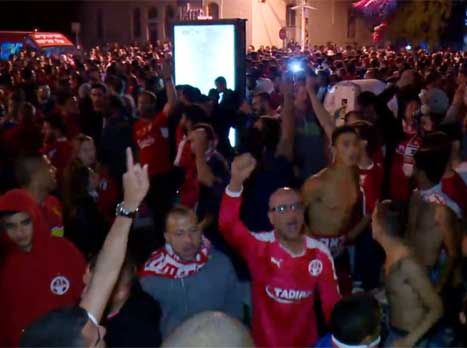 כמו בחלום. האוהדים חוגגים