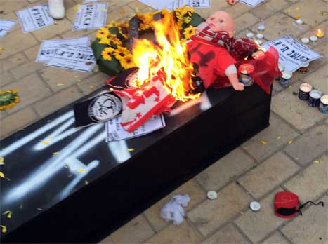 חלק נרחב מאוהדי מכבי ת"א גינו