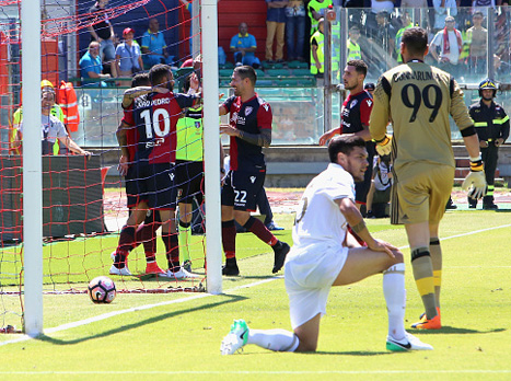 ניצחון מרשים לקליארי על חשבון מילאן (getty)