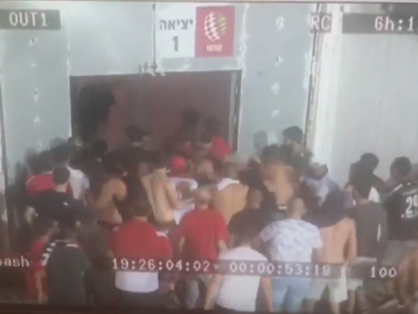 כך זה נראה ממצלמות האבטחה