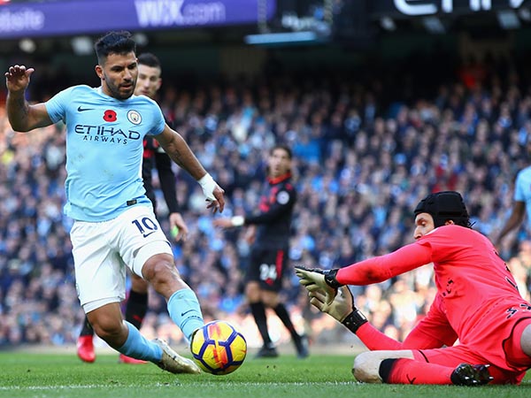 וסיטי הייתה קרובה להכפיל את היתרון לפני המחצית (getty)