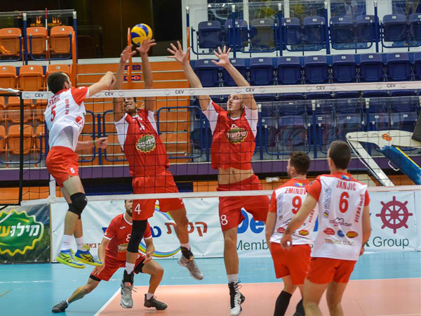 פתיחה טובה באירופה למטה אשר (באדיבות איגוד הכדורעף)