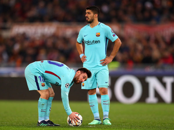 ינסו להתאושש. מסי וסוארס (getty)