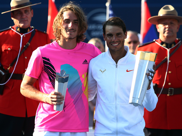 נדאל עם ציציפס. "יש לו את כל מה שדרוש" (getty)