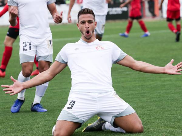 אלמוג חגג צמד כבר אחרי 12 דקות (דני מרון)