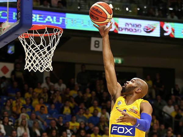 המצטיין של מכבי ת"א. טיוס (צילום: אלן שיבר)