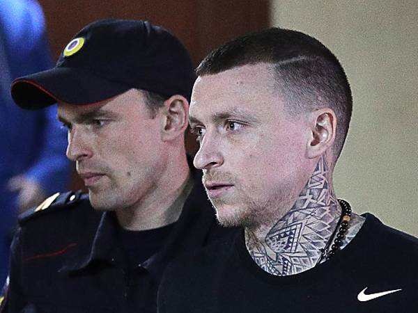 ממאייב בבית המשפט (Sergei Karpukhin\TASS via Getty Images)