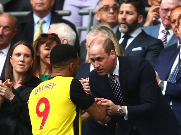 הנסיך וויליאם וטרוי דיני בסיום (Getty)