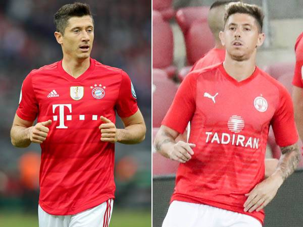 רוברט לבנדובסקי ומאור מליקסון (GETTY ודני מרון)