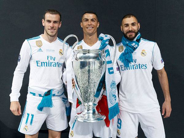 בנזמה, רונאלדו ובייל. הדבק? (Getty Images)