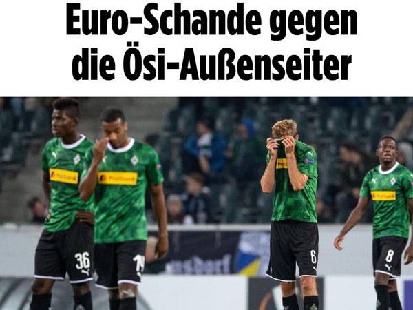 "בושה". בגרמניה לא ריחמו על גלדבאך