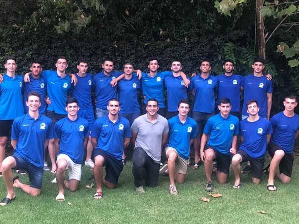 נבחרת הנוער בדרך ליוון (באדיבות איגוד הכדוריד)