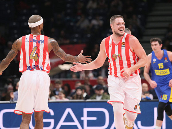 הכוכב האדום נהנתה מהמשחק (getty)