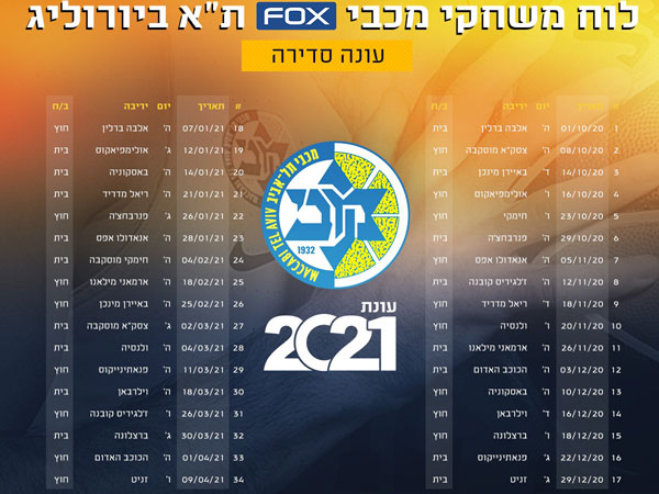 (האתר הרשמי של מכבי ת"א)