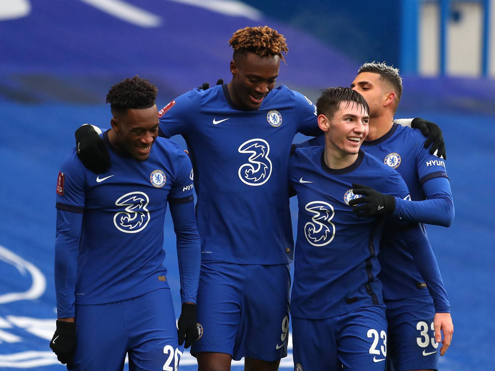 אברהם. שלושער מול היריבה מליגת המשנה (Getty)