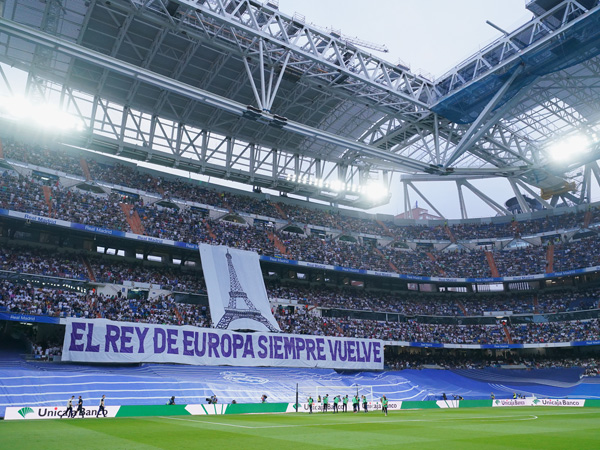 "המלך של אירופה תמיד חוזר". הקהל בברנבאו מתכונן לגמר (Getty)