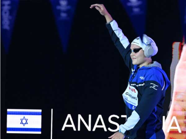 הישג ענק. גורבנקו (סימונה קסטרווילארי, באדיבות איגוד השחייה)