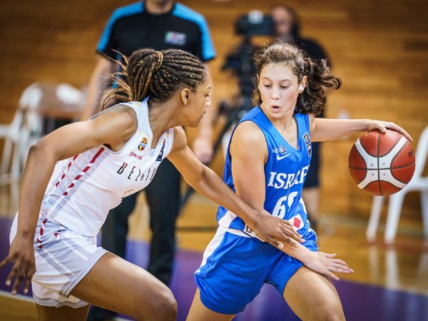 רוני גופר עם הכדור (קרדיט: FIBA)