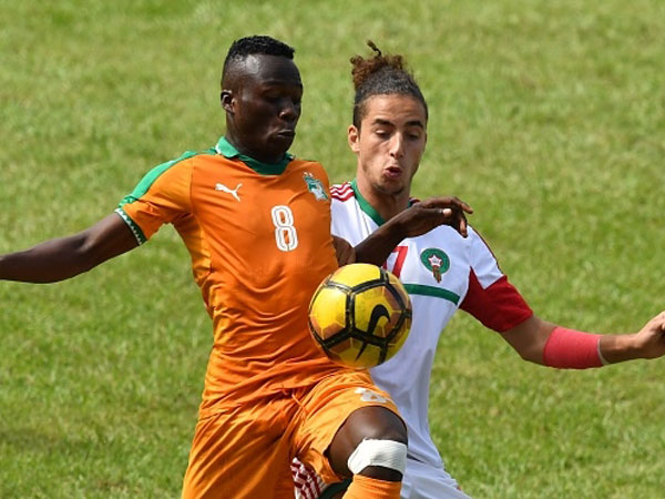 טרזי במדי הנבחרת הצעירה של חוף השנהב (ISSOUF SANOGO/AFP via Getty Images)