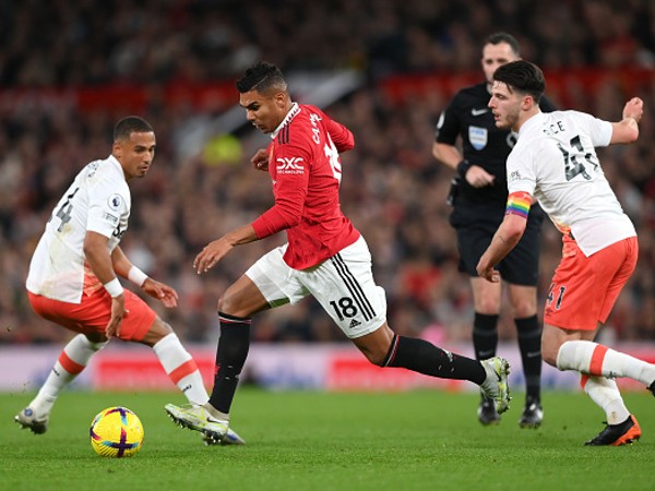 קאסמירו במדי יונייטד (getty)