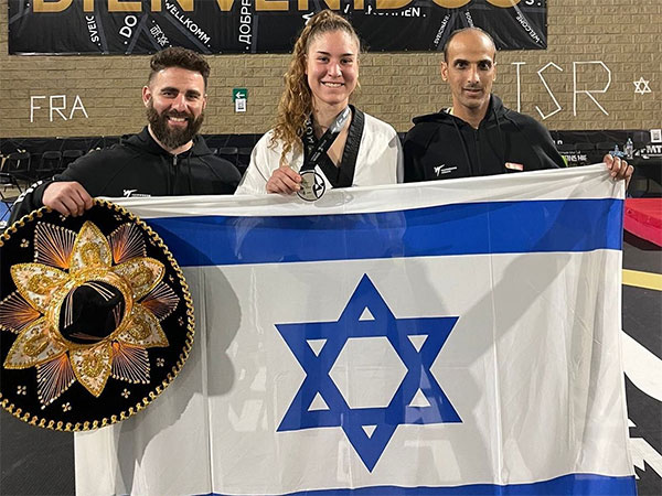 "יש לאן לשאוף". אזרן (צילום: אמאדין לוריאול, ההתאחדות הישראלית לטאקוונדו)