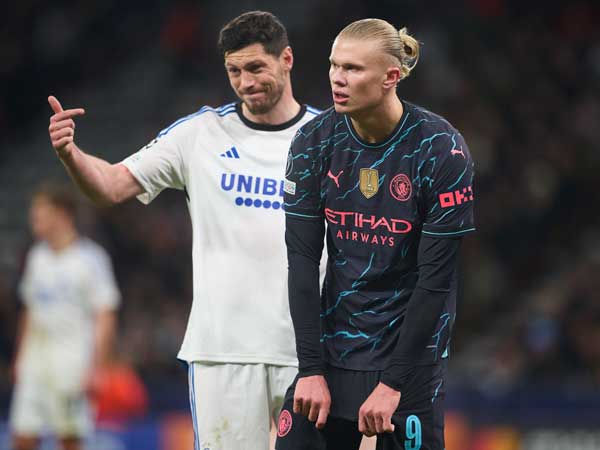 ארלינג הולאנד. מדהים ( Lars Rønbøg, Getty)