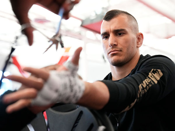 אחד משני לוחמים ב-UFC. לוי (GETTY)
