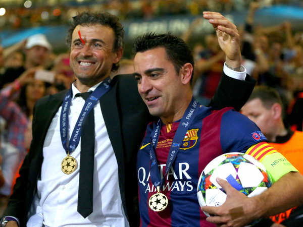 עם צ'אבי. יפגוש את החניך שלו לשעבר (Getty)