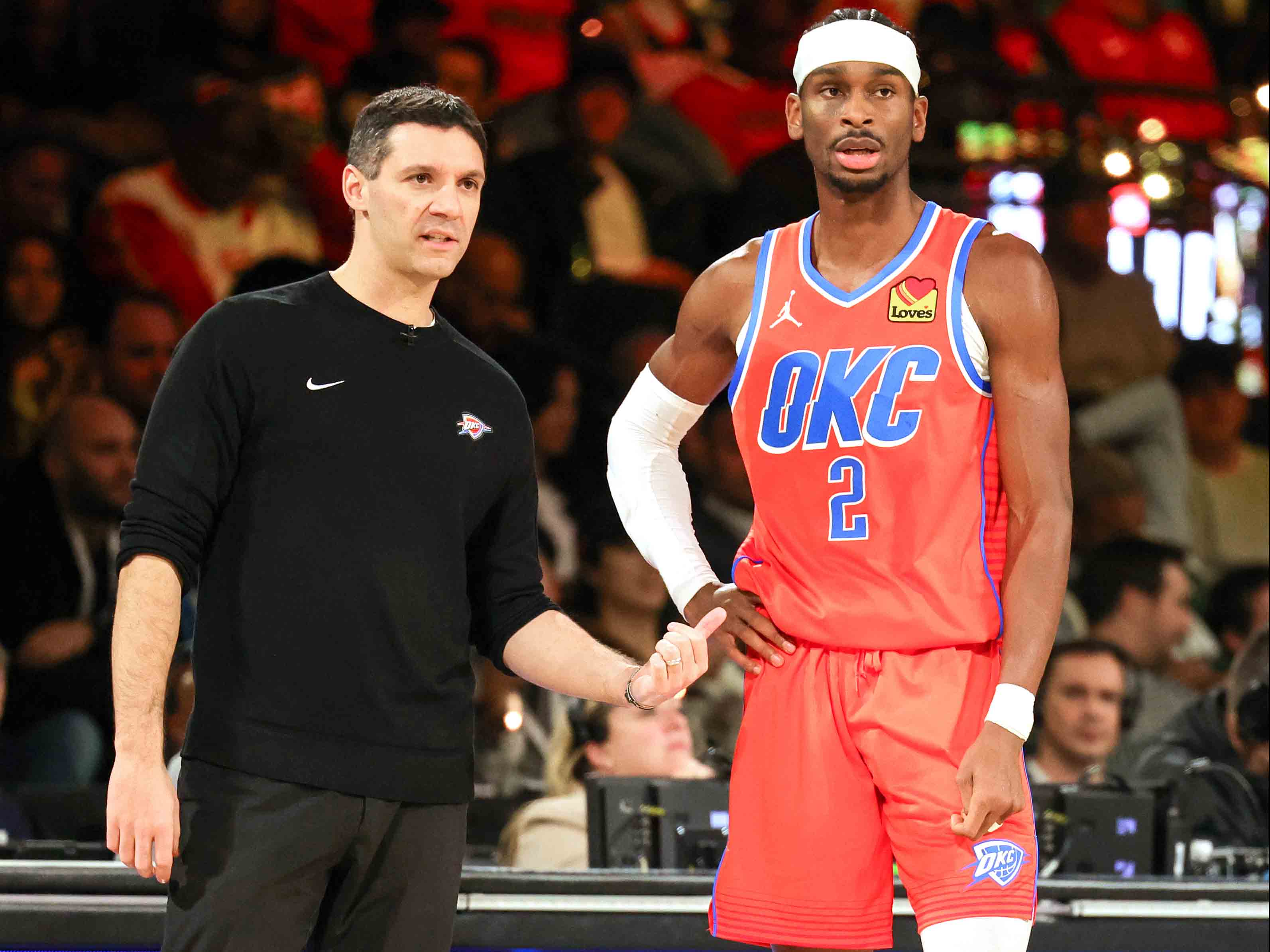 הכימיה של OKC נוצרה בזכות האיש על הקווים (Getty)