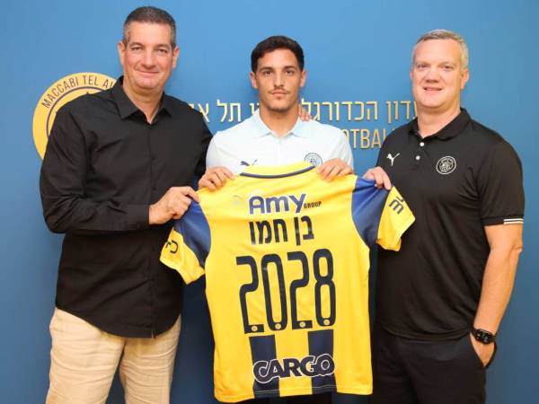 בן חמו וסוכנו בן אבו (אתר מכבי תל אביב)