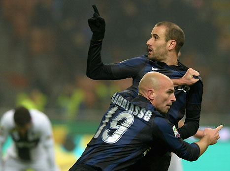 פלאסיו וקמביאסו, עוד תיקו לאינטר (Gettyimages)