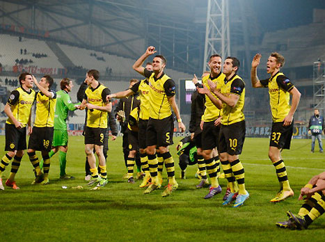 ובצד המאושר: דורטמונד (gettyimages)
