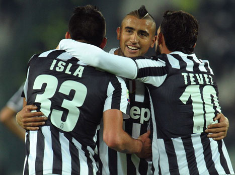 הניצחון הוא התרופה הטובה ביותר. שחקני יובנטוס (gettyimages). בתקציר: ה-2:4 של נאפולי