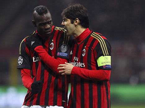 קאקה ובאלוטלי, יותר ממכה קלה בכנף (gettyimages)