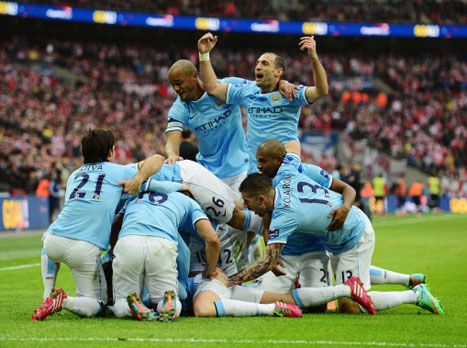 כולם על כולם. סיטי חוגגת (gettyimages)