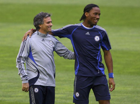 טעם של פעם. דרוגבה ומוריניו (GETTYIMAGES)