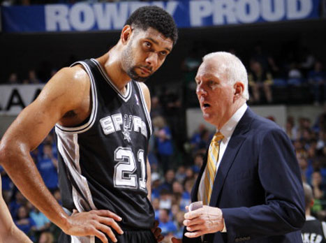 בדרך החוצה? דאנקן ופופוביץ' (GETTYIMAGES)