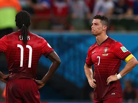 איפה היית במשך 95 דקות, רונאלדו? (gettyimages)