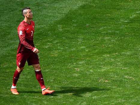 CR7. עוד מונדיאל שנגמר מוקדם (gettyimages)