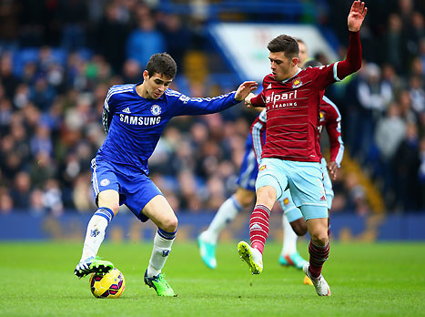 אוסקר, כמעט כבש בפתיחה (GETTYIMAGES)