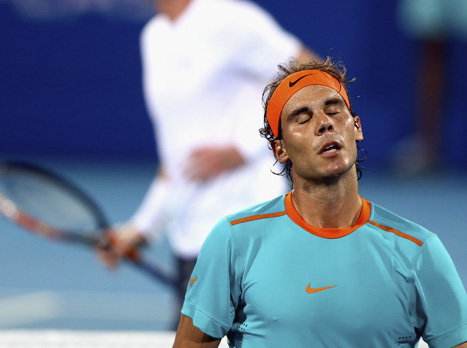 הפרצוף של נדאל אומר הכל. (gettyimages)