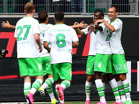 יציאה נקייה לדרך. שחקני וולפסבורג (GETTYIMAGES)